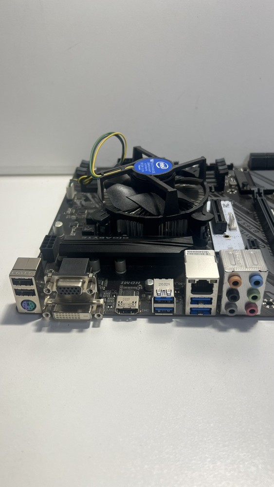 GIGABYTE B365 HD3 LGA1151 Intel Motherboard Bundle with CPU, Cooler, and 2 NGFF