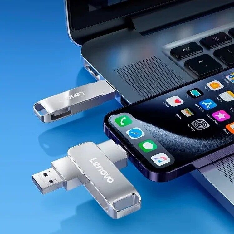 Lenovo 2-in-1 USB Flash Drive with USB 3.0 & USB-C Connectivity