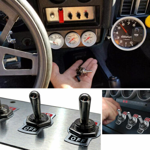 5X 12V SPST Toggle Switch - Marine & Automotive Grade