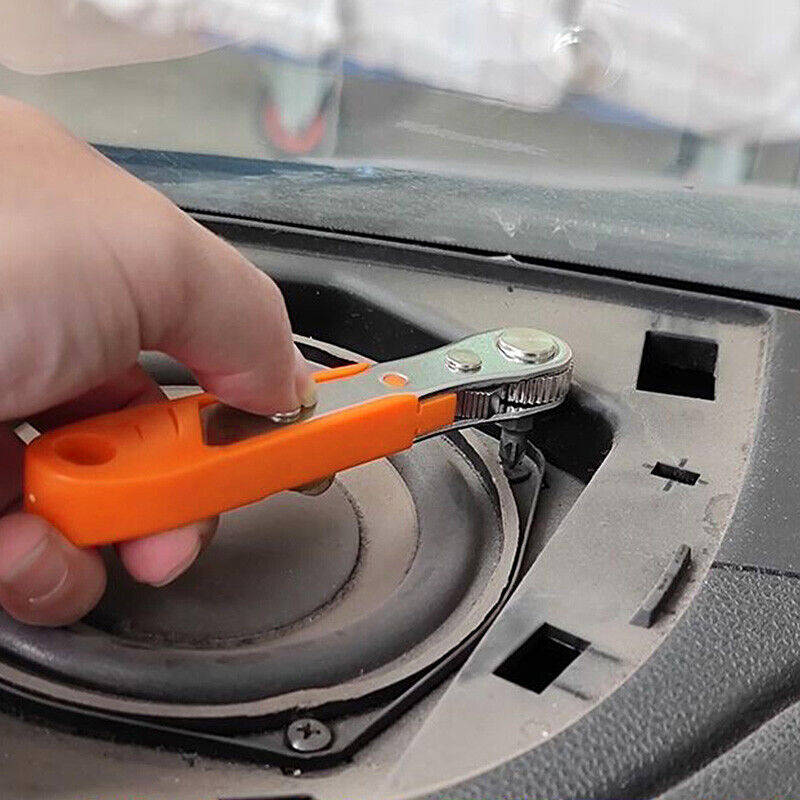 Ratcheting Right Angle Screwdriver Set with 10pc Bits