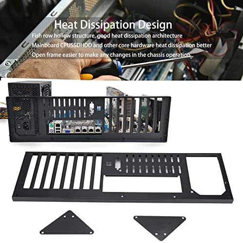 MK 01 DIY Gaming Computer Case, ATX Open Chassis Case Rack for ATX/M-ATX/ITX