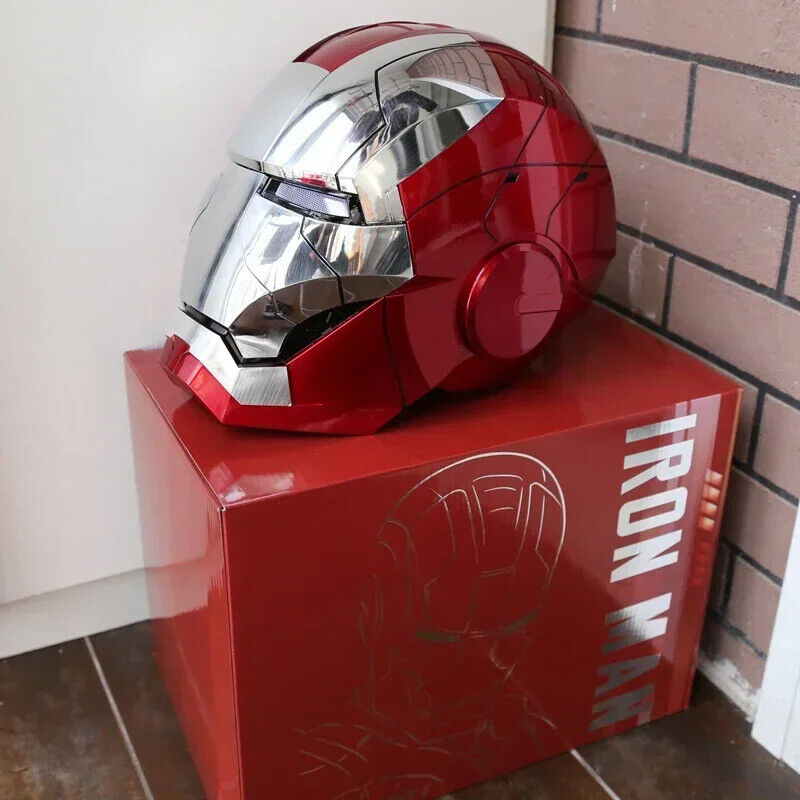 Marvl Iron Man 1:1 Mk5 Helmet with Voice Control and Light
