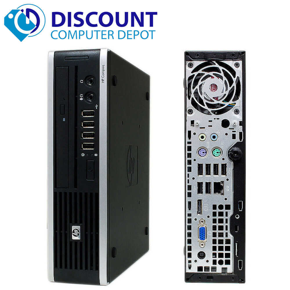 Fast HP Elite i5 Desktop Computer with Windows 10, Quad Core CPU, 8GB RAM, 320GB HD, and Wifi