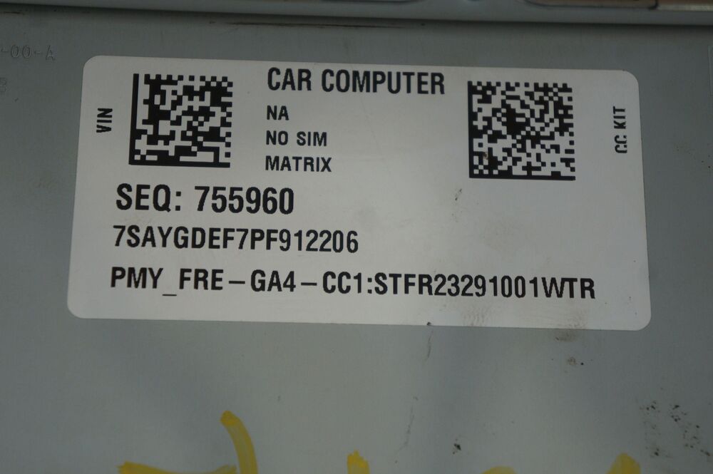 Tesla Model Y Media Computer Controller Module Assembly