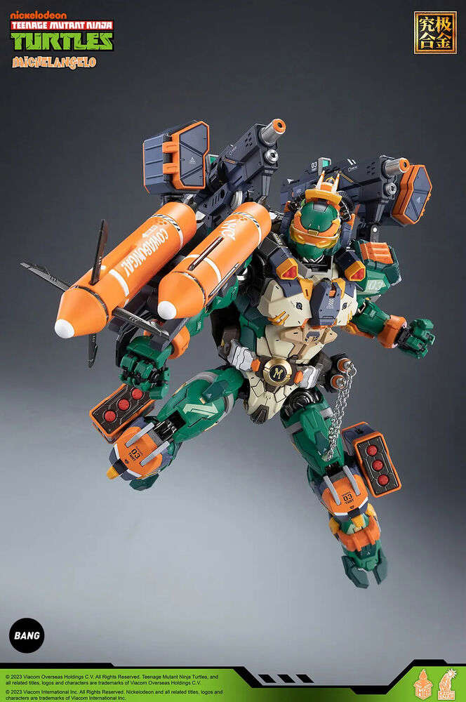 Teenage Mutant Ninja Turtles Mikey Heatboys Periphery Toy Garage Kit Figma