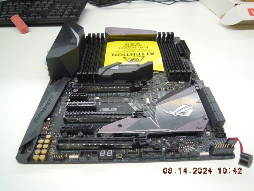 Asus ROG STRIX X299-E GAMING Motherboard LGA2066 with I/O Shield and Latest BIOS for Windows 11