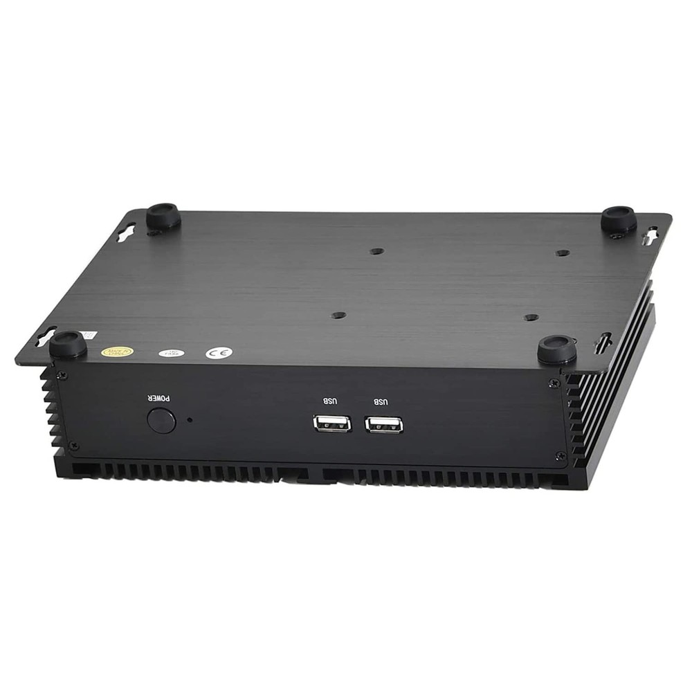 Fanless Mini PC with i5 CPU, 16GB RAM, 256GB SSD, Dual COM Ports