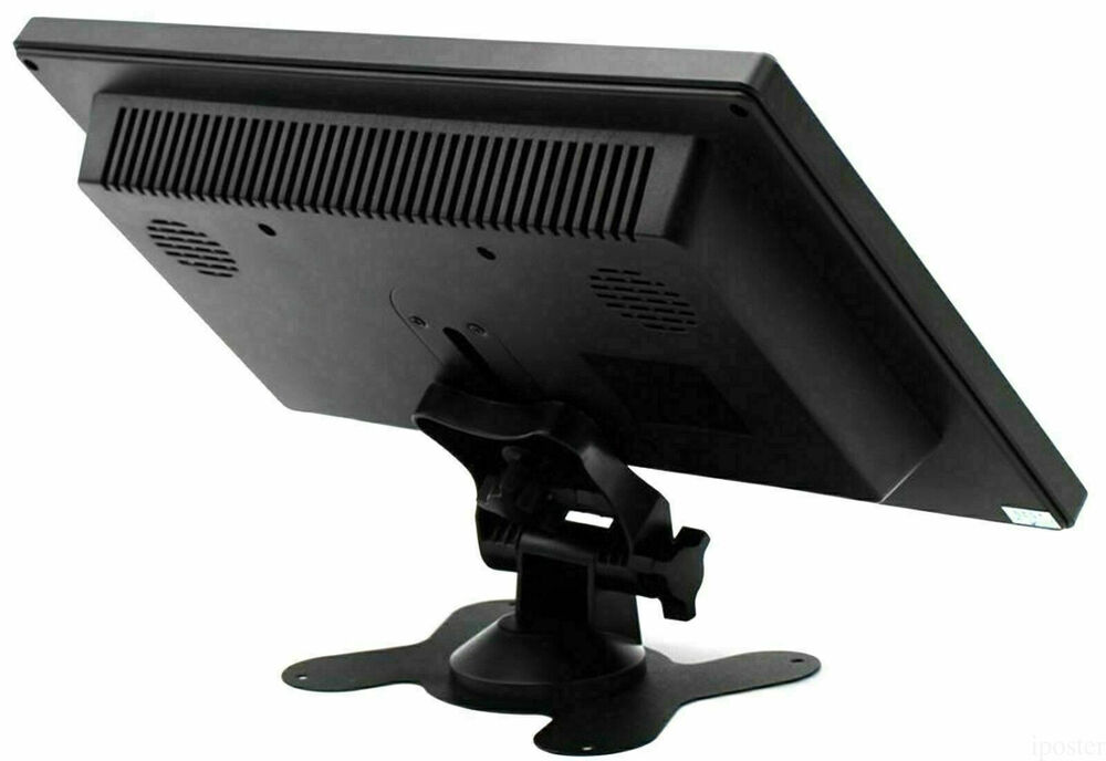 10 Inch Portable LCD Monitor with AV, VGA, and HDMI Inputs for PC and DSLR