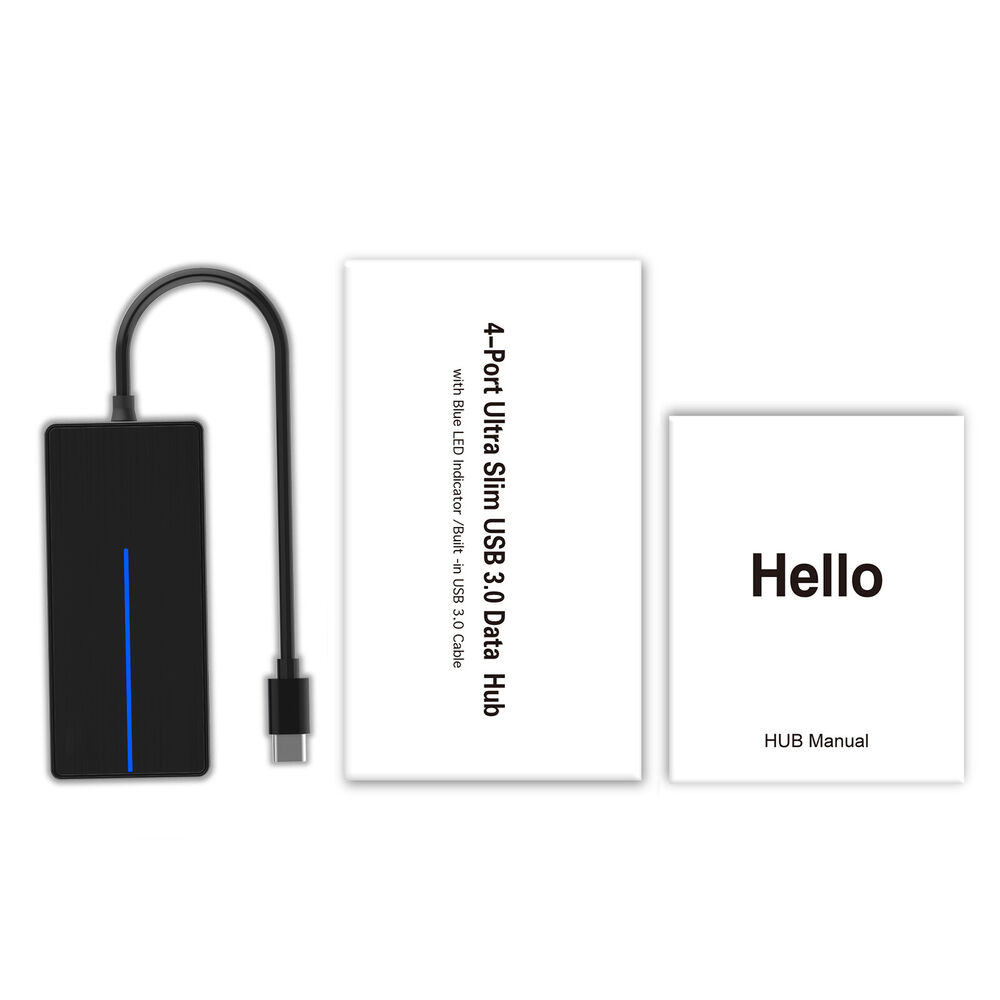 3-Port USB 3.0 Hub with SD/TF Card Reader