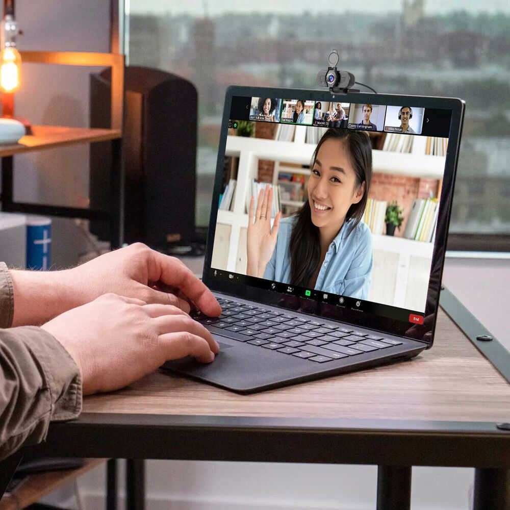 1080P HD USB Webcam with Microphone and Privacy Cover for Desktop