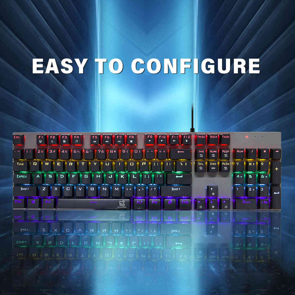 LED RGB Backlit Mechanical Gaming Keyboard