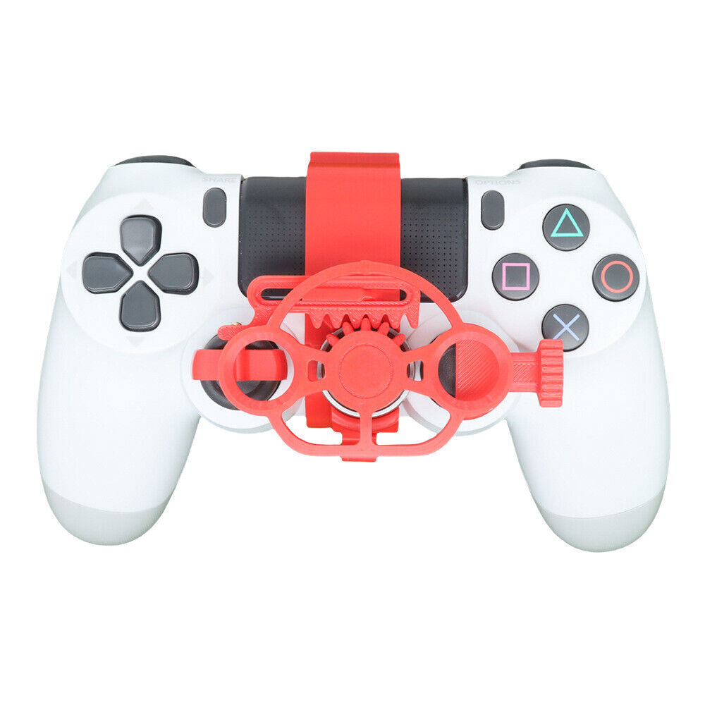 Mini 3D Printed Steering Wheel for PS4 Game Controller - Auxiliary Replacement