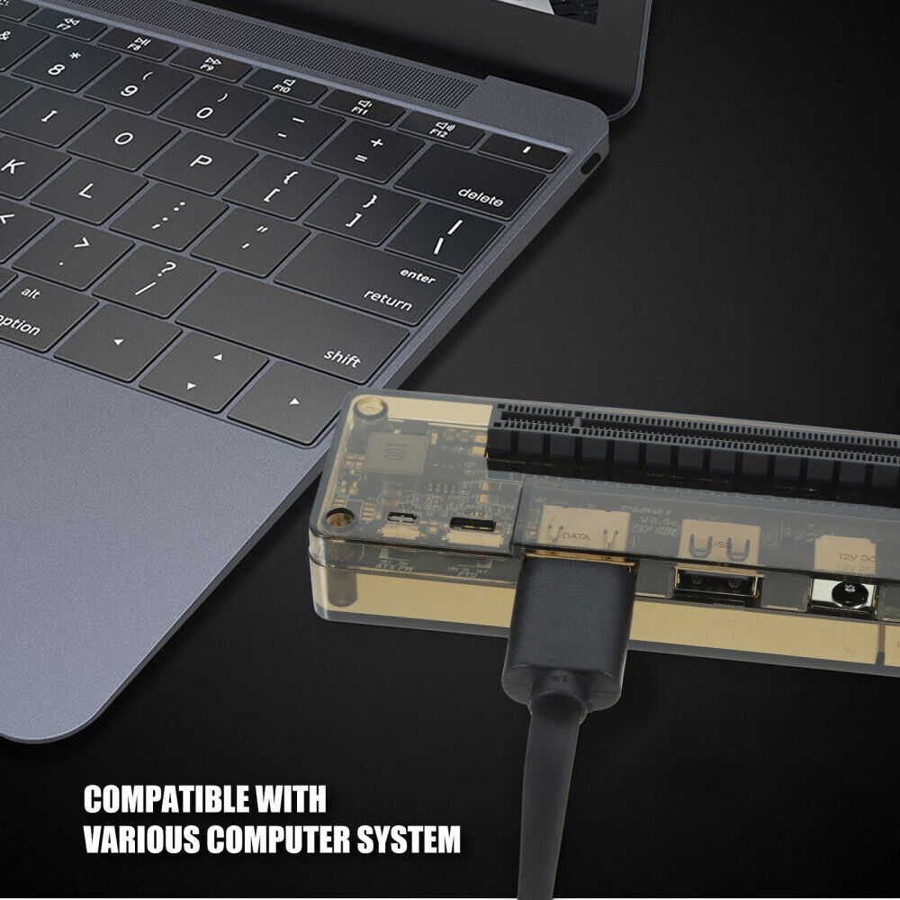 PCI-E External Graphics Card Docking Station for Laptops