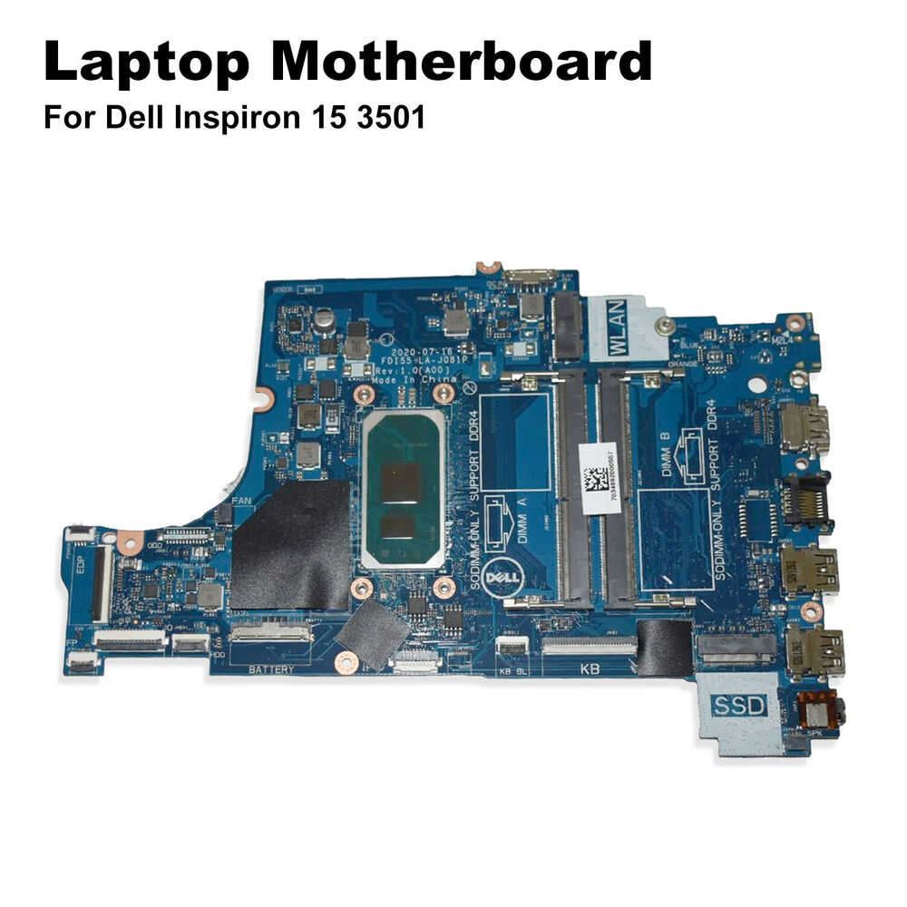 Dell Inspiron 15 3501 Core i5-1035G1 Quad-Core DDR4 Motherboard