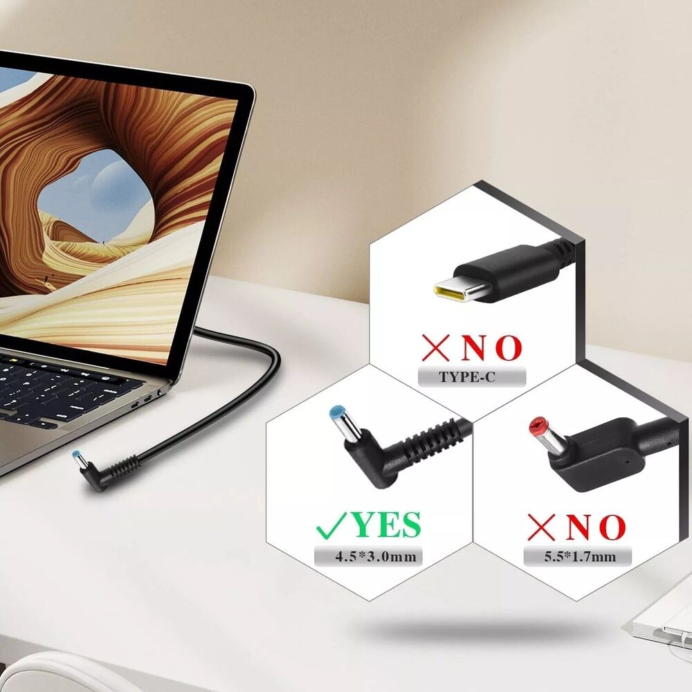 135W Laptop Charger Compatible with HP Spectre x360, OMEN, Pavilion Gaming 15/17, ZBook Studio