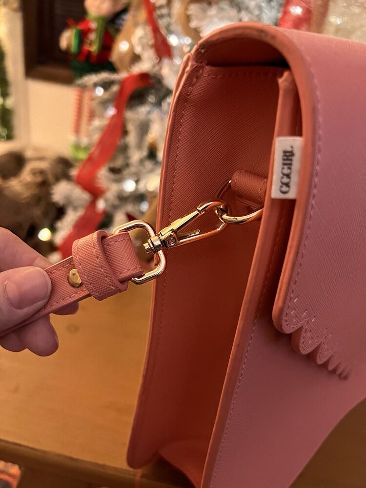 Go Getter Girl Laptop Bag Computer Harper Pink CrossBody Vegan Leather