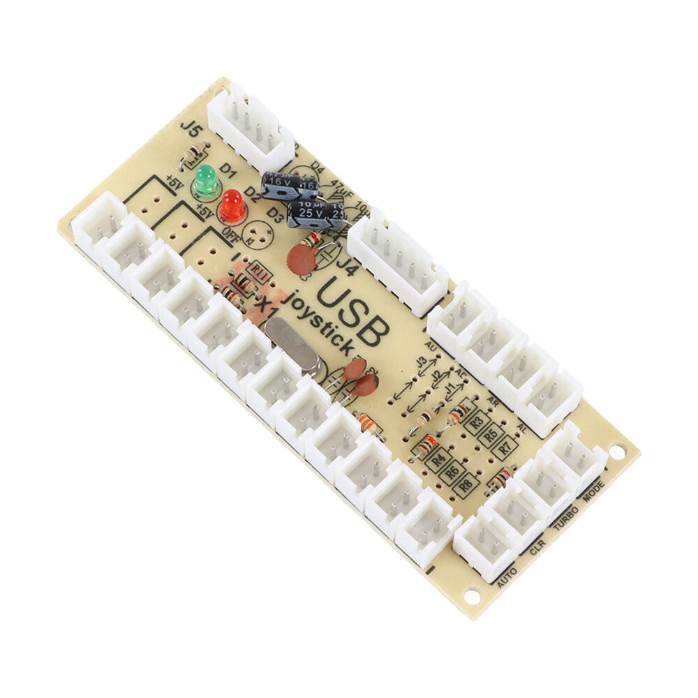 2 Player Game DIY Kit With USB Computer Joystick Circuit Board EJ