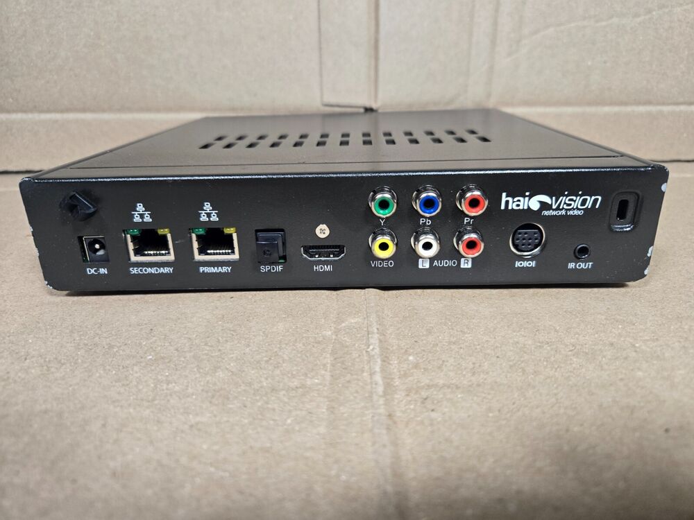 HaiVision Network Video S-VF-Stingray Set Top Box - Used in Good Condition