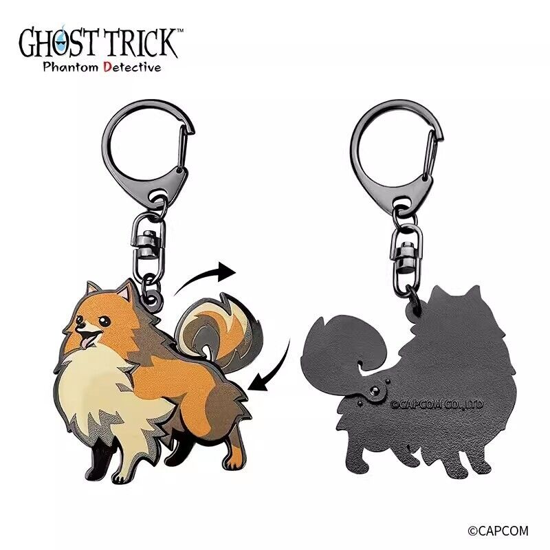 Ghost Trick Missile Metal Keychain Pendant for Game Enthusiasts