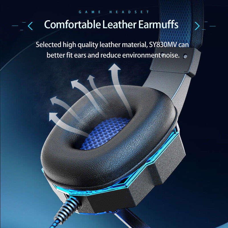 3.5mm Gaming Headset with Mic for PS5, PS4, PC, Xbox One - Stereo Bass Surround Sound