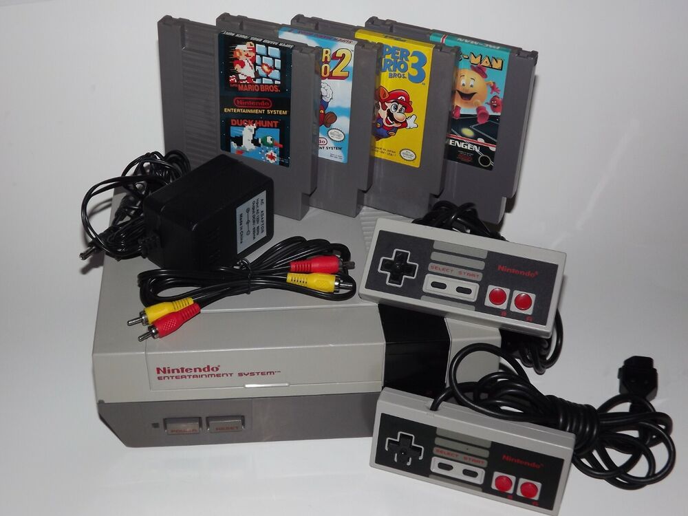 Nintendo NES System Console with Super Mario Game Bundle