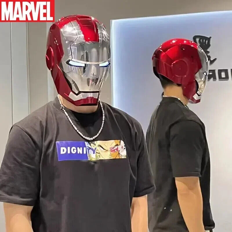 Marvl Iron Man 1:1 Mk5 Helmet with Voice Control and Light