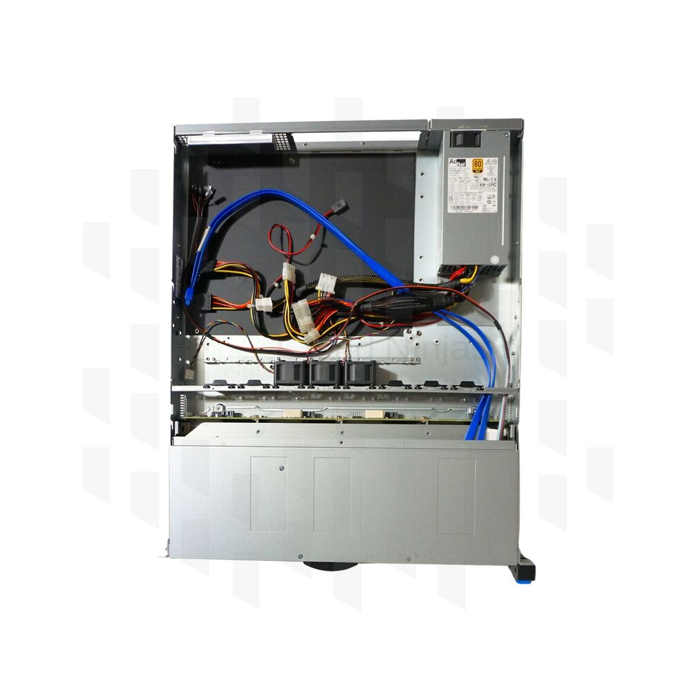 Chenbro 1U RM14604T3FP4+ Server Barebone with 4x 3.5” Hotswap and 2x 2.5” Bays, PSU, and Rail Kit