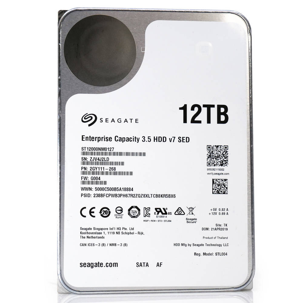 Seagate Enterprise Capacity v7 12TB 7.2K RPM SATA Hard Drive