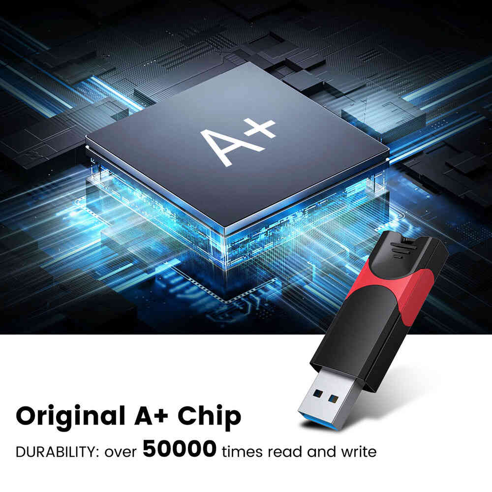 Wholesale USB 3.0 32GB Retractable Flash Drive Memory High Speed - 5/10/30/100 Pack