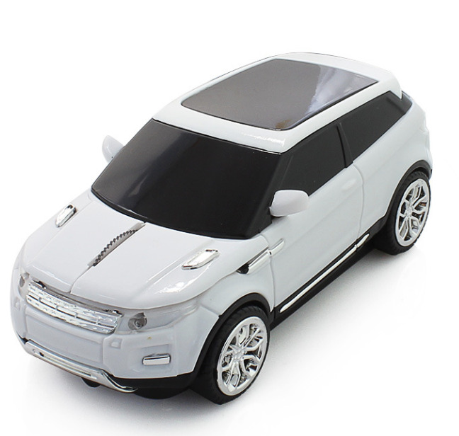 Optical Sports Car LED Headlights Wireless Mouse
