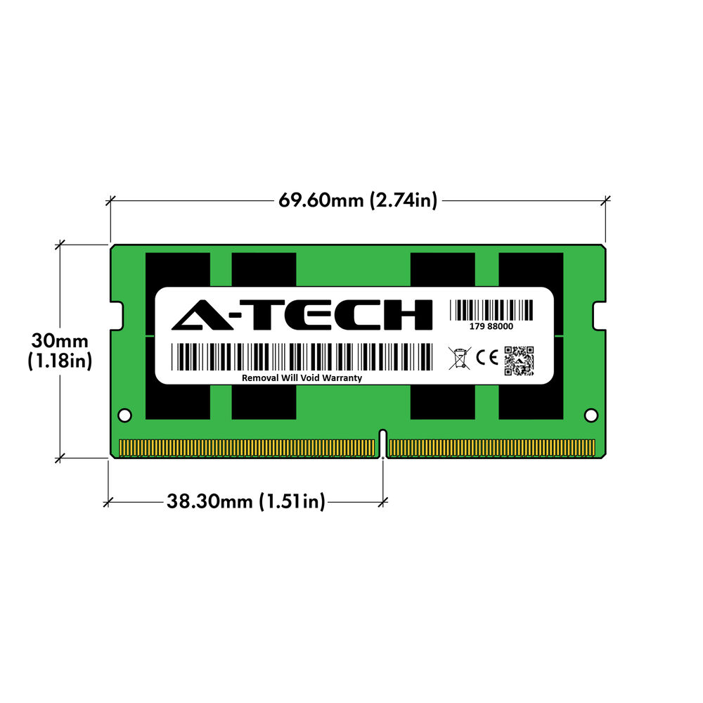 A-Tech 32GB DDR4 2400MHz Laptop Memory RAM