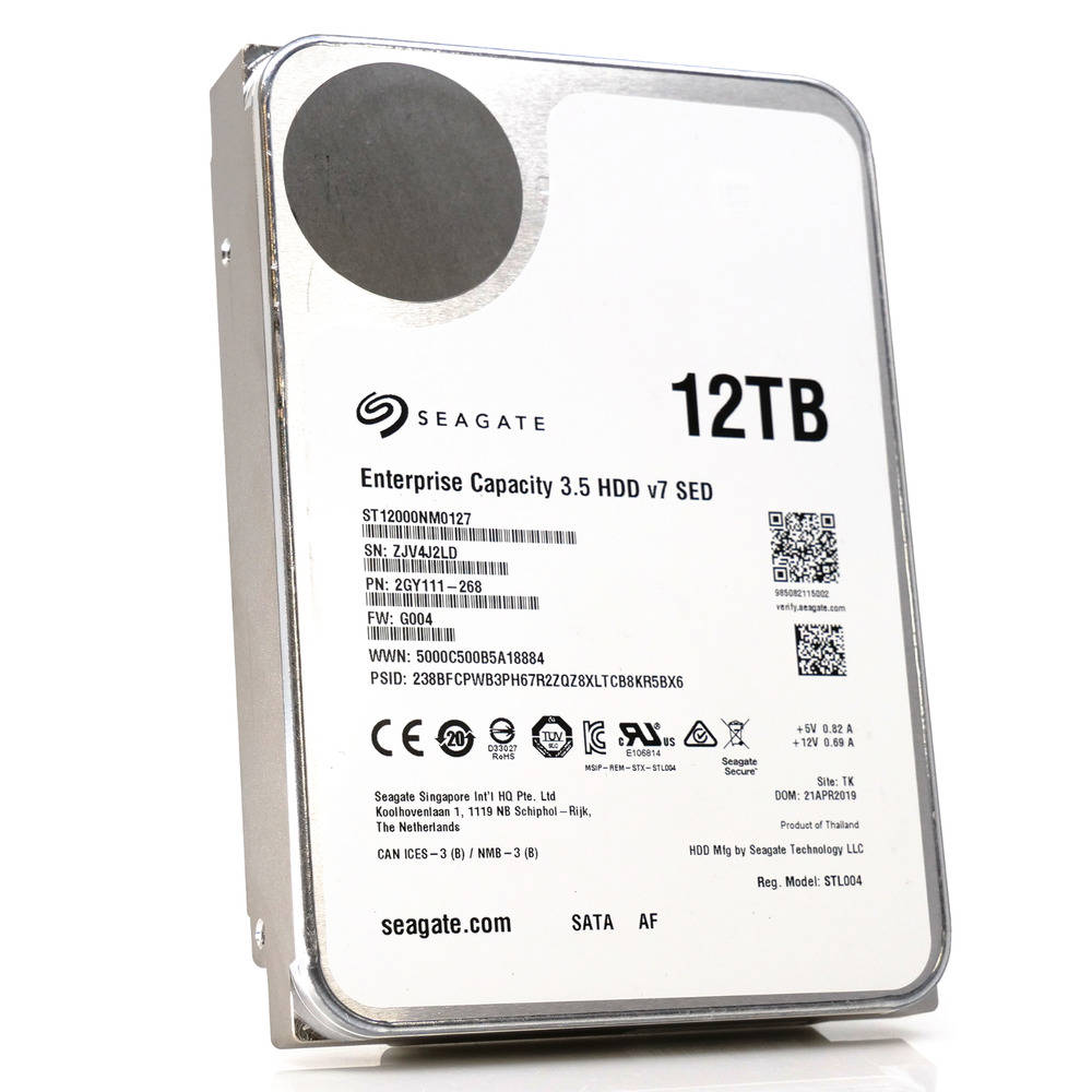 Seagate Enterprise Capacity v7 12TB 7.2K RPM SATA Hard Drive