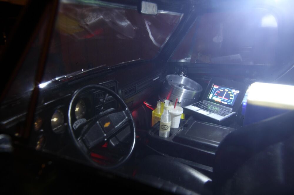 1/10 Scale RC Accessories Laptop with Real Telemetry Display