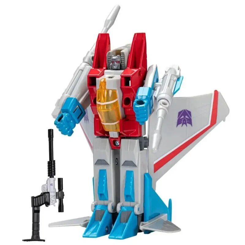 G1 Transformers Retro Starscream Perceptor Hot Rod Skywarp SHRAPNEL Robot Toy