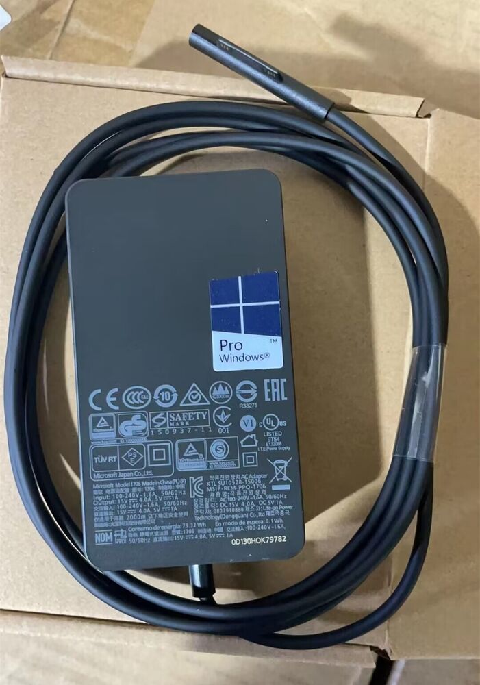 Genuine OEM 65W Microsoft Surface Pro Book 1-7 & X Adapter Charger
