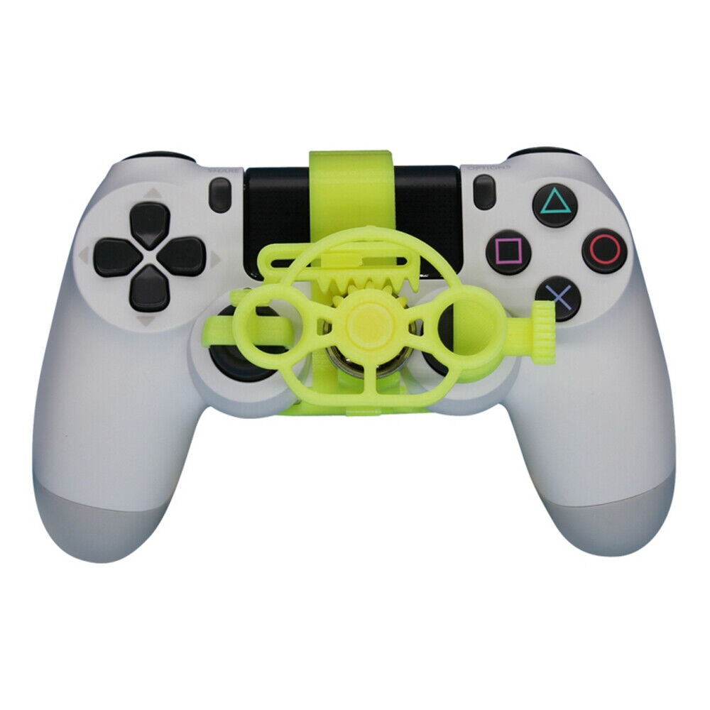 3D Printed Mini Steering Wheel Auxiliary Controller for PS4 Joystick Simulator