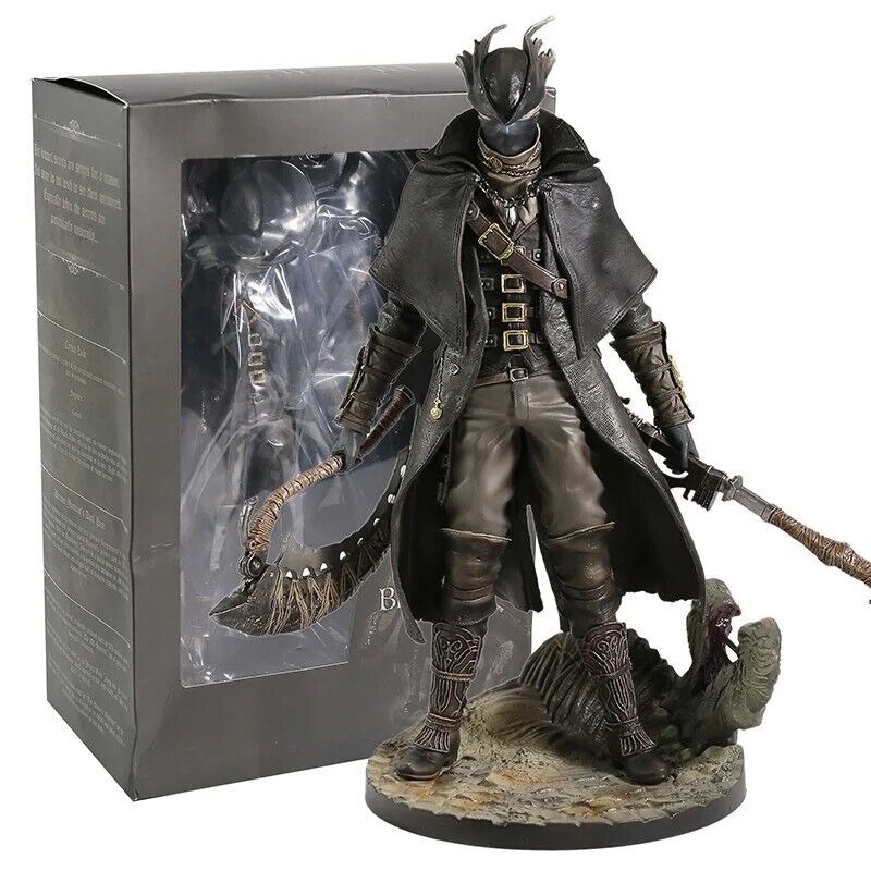 BLOODBORNE Video Game Figurines - Eileen The Crow, The Hunter, The Doll Lady