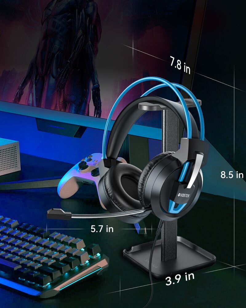 3D Stereo Sound Gaming Headset with Microphone for Multiple Platforms