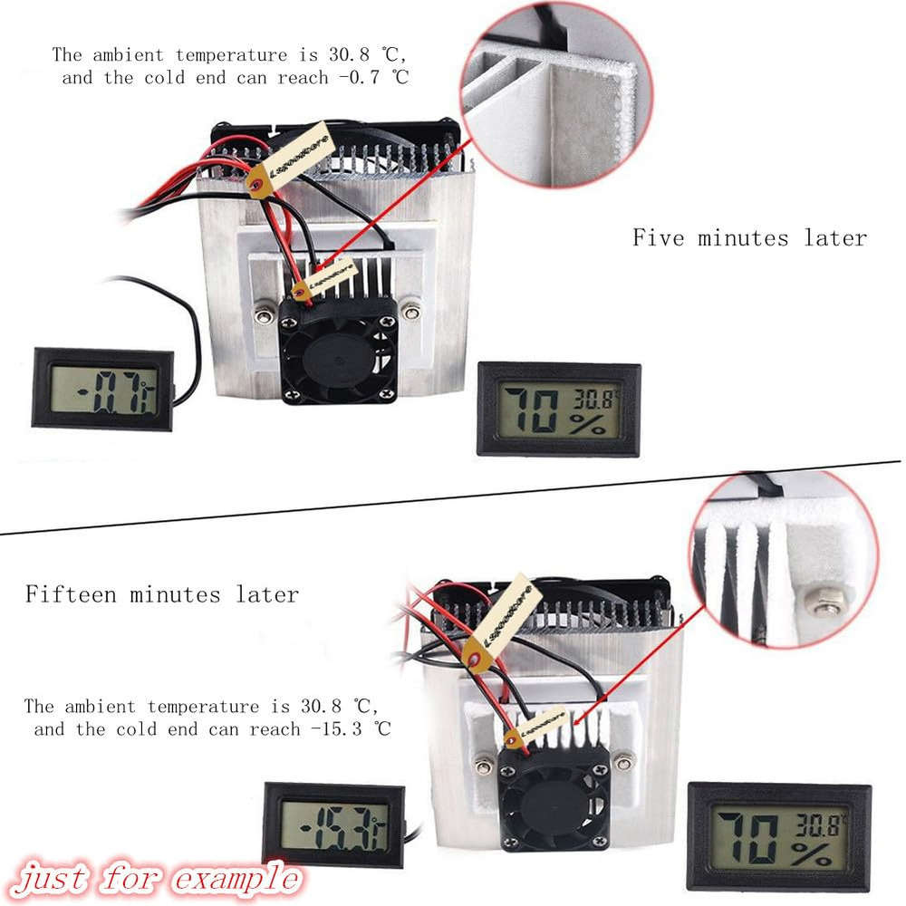 Lsgoodcare DIY Peltier Cooler Kit 12V Semiconductor Thermoelectric Cooling System