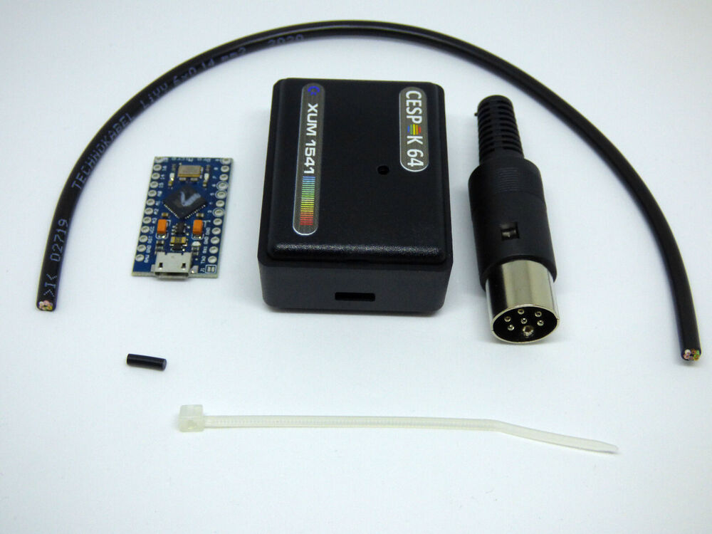 DIY Kit Xum1541 PC & Mac MicroUSB to Commodore Drive 1541-1571-1581 Data Transfer Cable