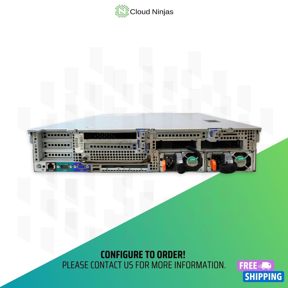 Dell PowerEdge R730xd 12 Bay LFF Server with 2x Xeon E5-2697V4, DDR4, SSD, H730 CTO