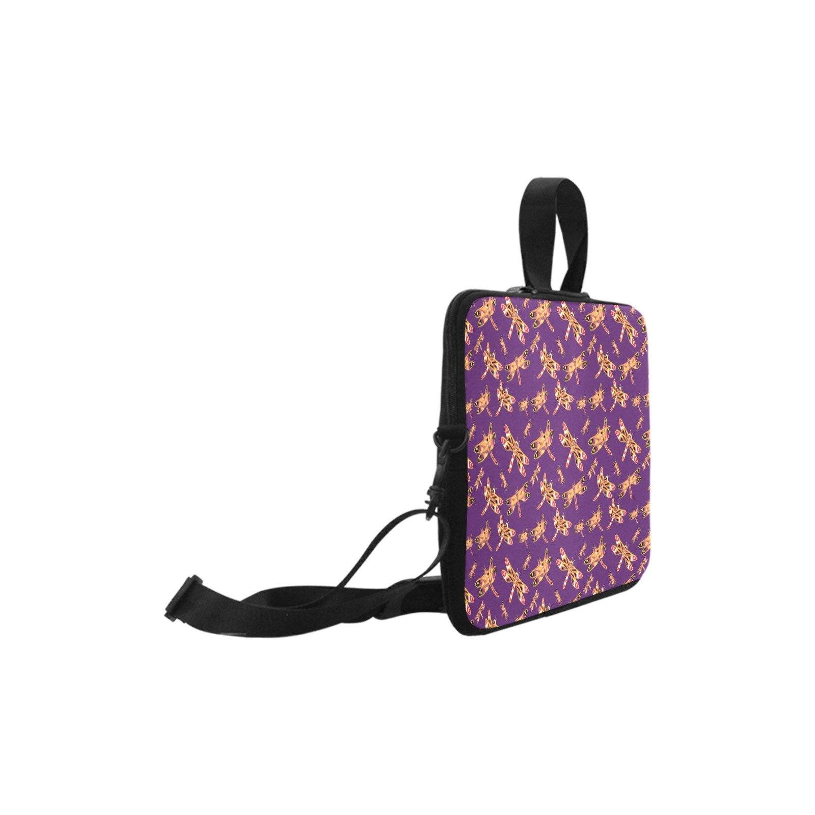 Gathering Yellow Purple Laptop Handbags
