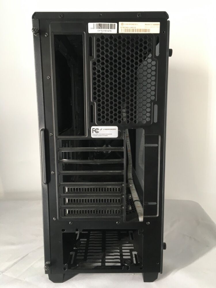 CyberPowerPC C-Series Solid Black Computer Case