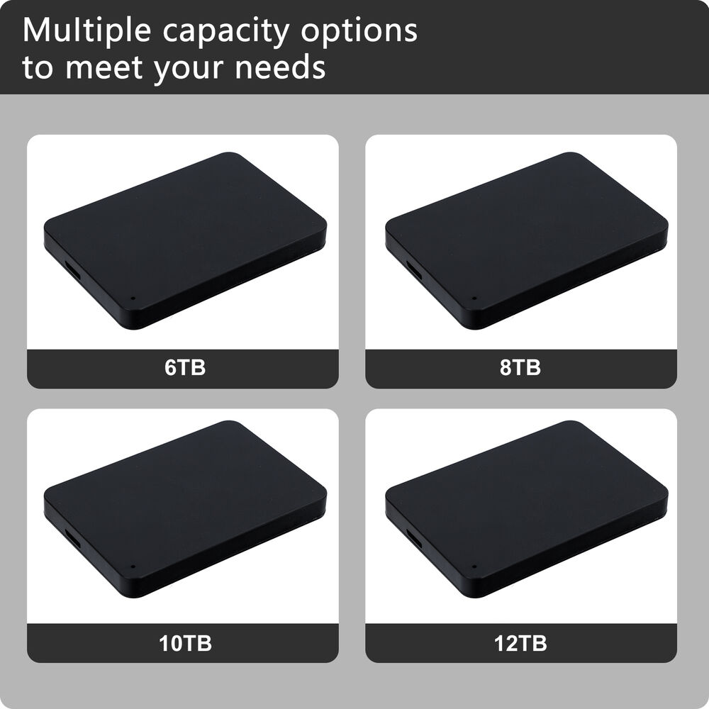 Ultra Slim USB 3.0 External Hard Drive HDD - Large-Capacity Storage Solution