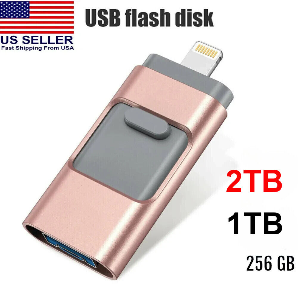 1/2TB USB 3.0 Flash Pen Drive for iPhone, iPad, and PC