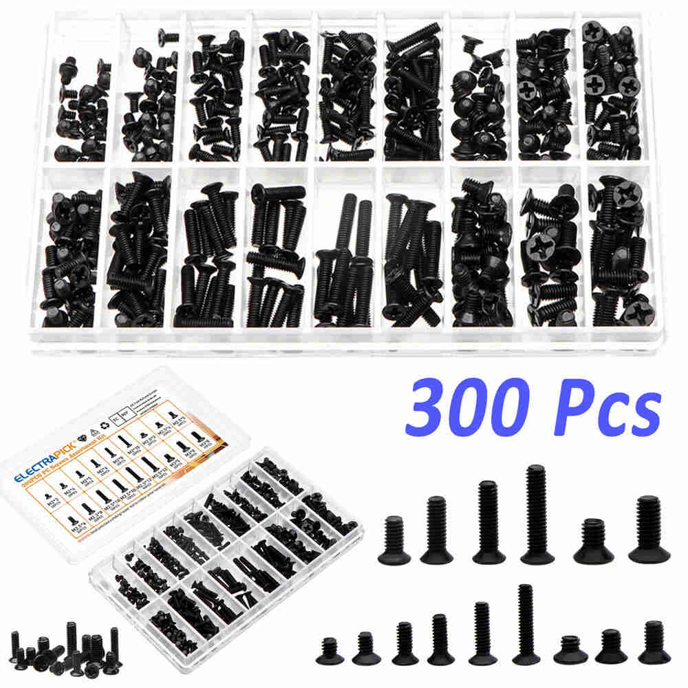 300 Pcs Assorted Screw Set for Electronic Repairs