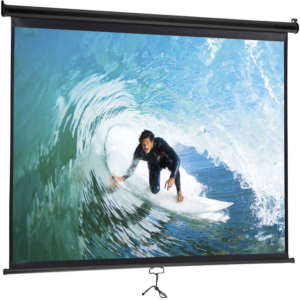 Black Foldable 16:10 HD Projection Screen