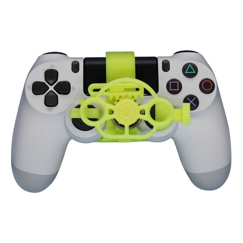 3D Printed Mini Steering Wheel Auxiliary Controller for PS4 Joystick Simulator