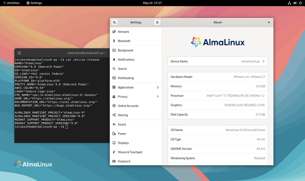 AlmaLinux 9.5 Bootable USB Flash Drive Live Installer