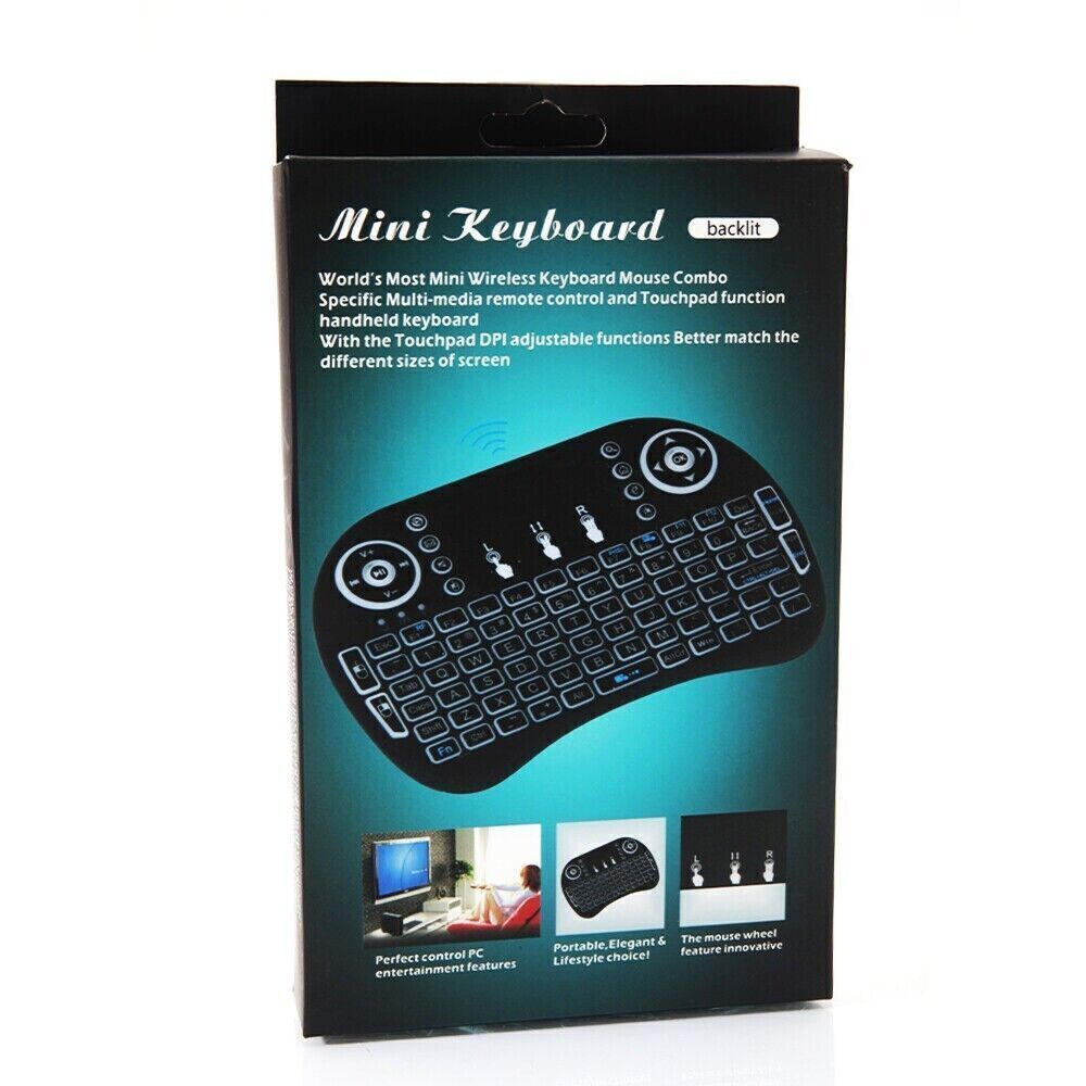 US Mini i8 2.4G Wireless Keyboard with Touchpad